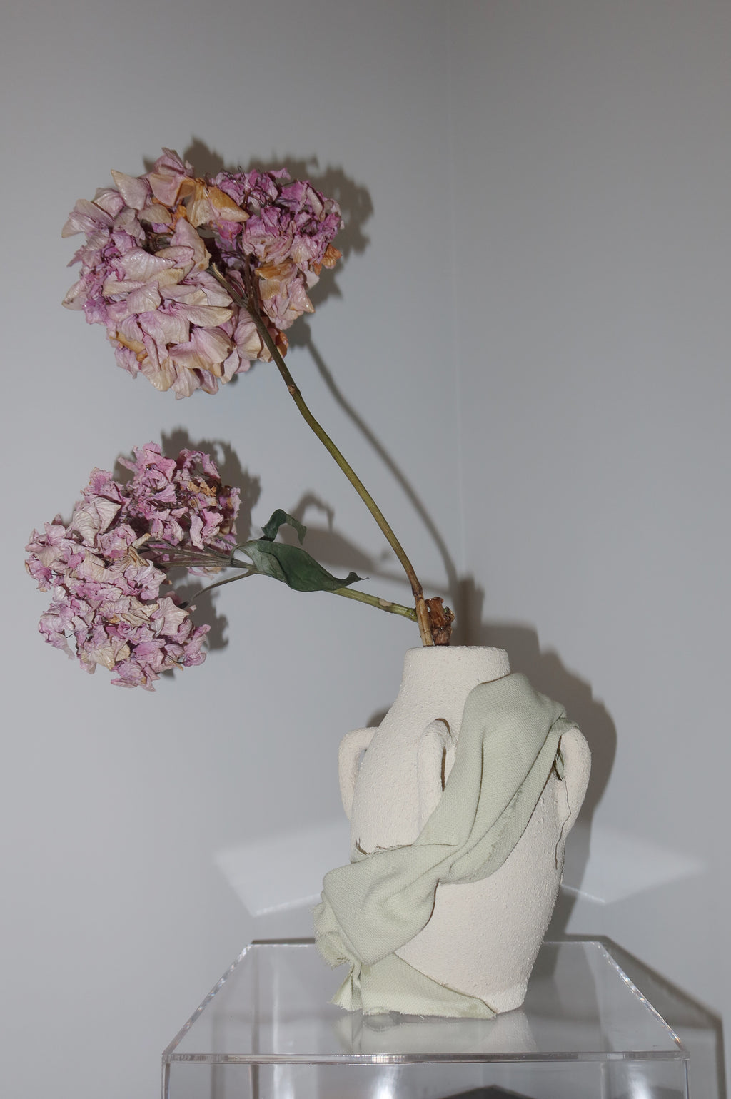 Turkish Vase | Upcycled Sculputre | Dried Preserved Flowers | Sustainable Art | Flower Art