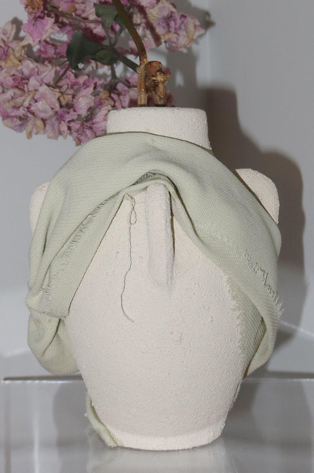 Turkish Vase | Upcycled Sculputre | Dried Preserved Flowers | Sustainable Art | Flower Art