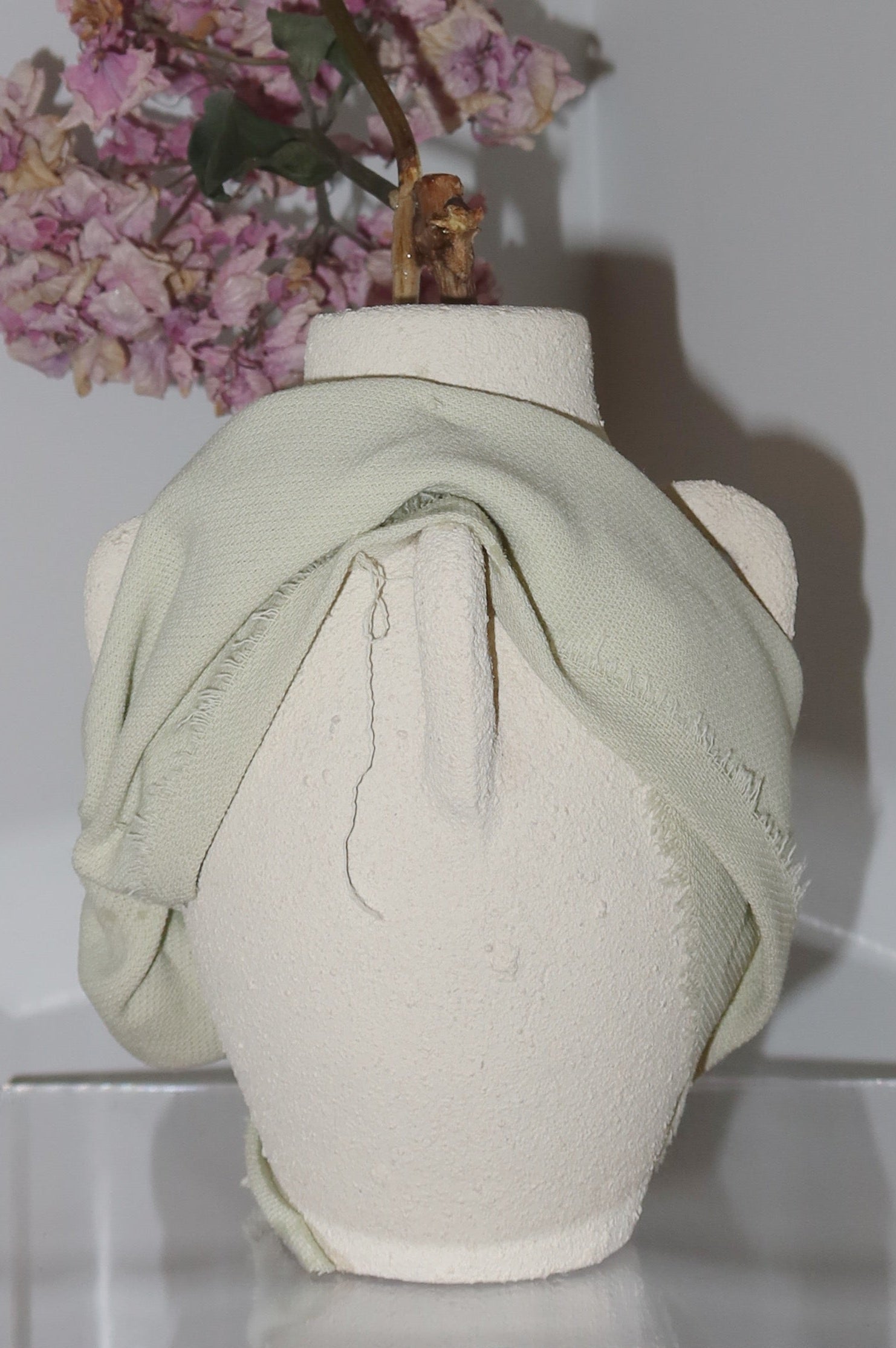 Turkish Vase | Upcycled Sculputre | Dried Preserved Flowers | Sustainable Art | Flower Art